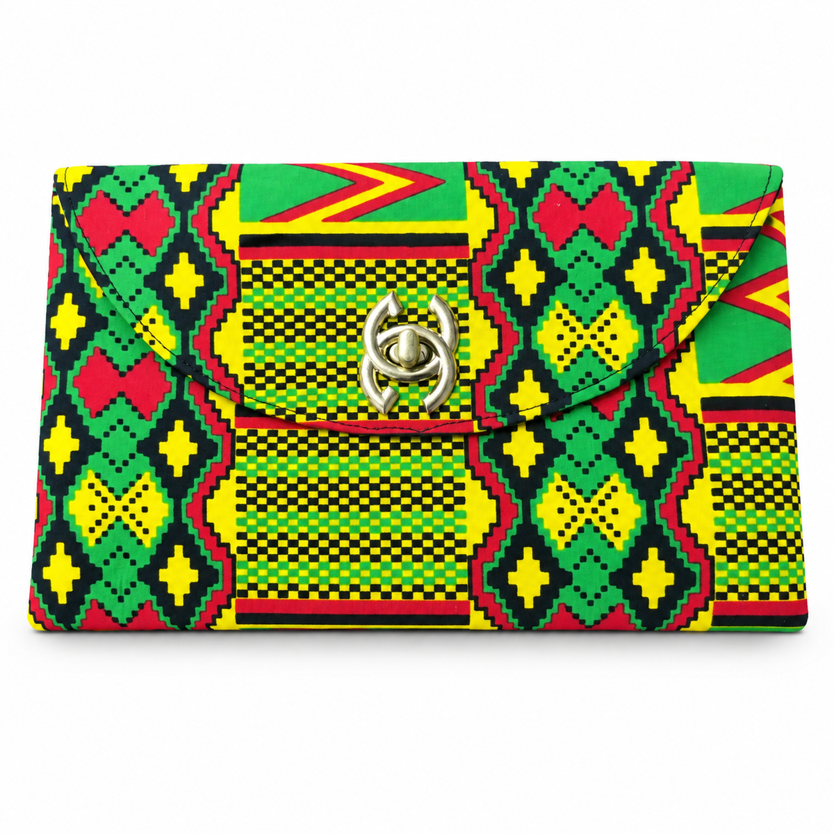 African Print Clutch bag