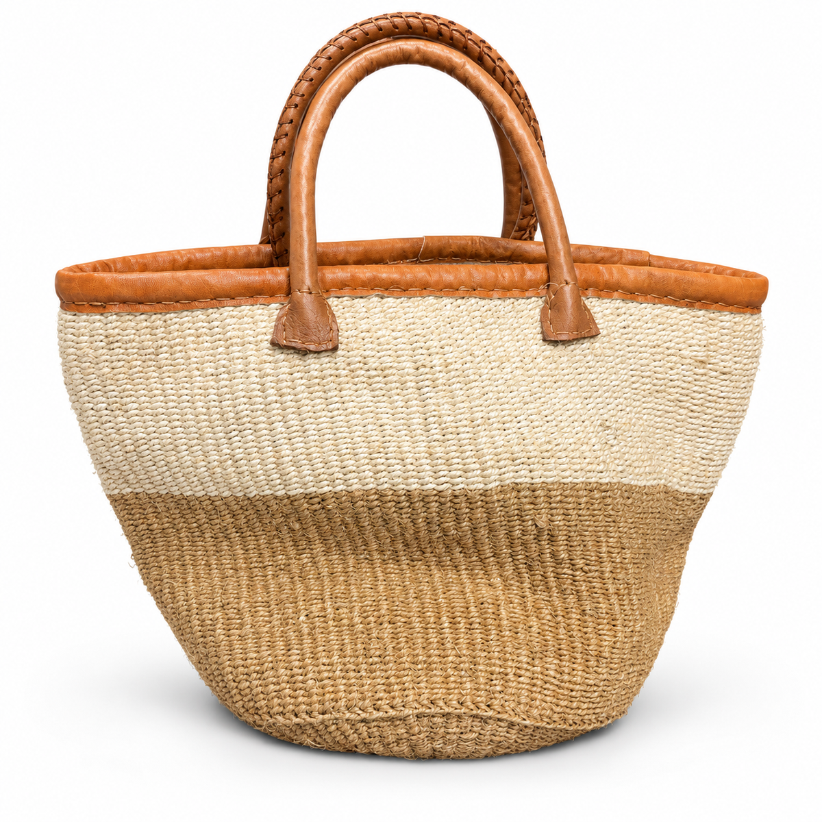 Natural Woven Tote Bag